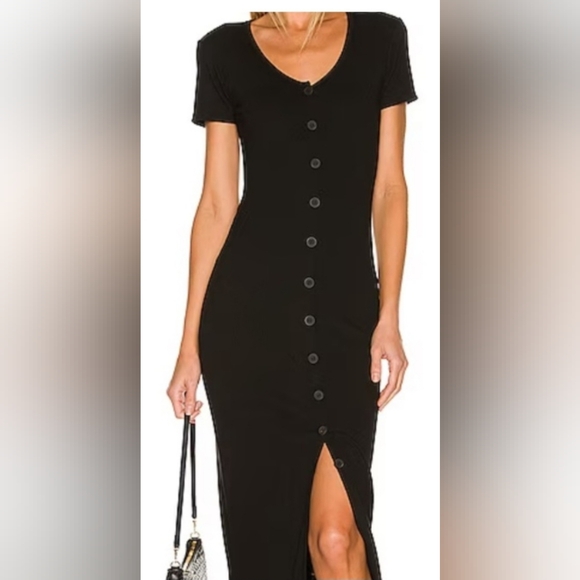 Steve Madden Dresses & Skirts - Steve Madden Women's 90s Y2K Neutral Black Button-Down Dress Size XS NWOT